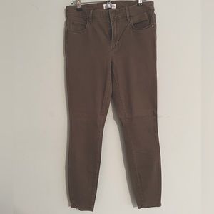 Loft, olive/sage green, leggings (size 6/28) like new/perfect condition